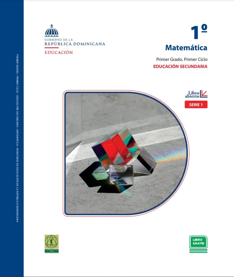 Matemática 1° Secundaria (Libro Abierto) PDF